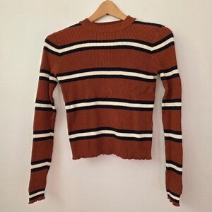 BP Striped Ribbed Sweater - XS